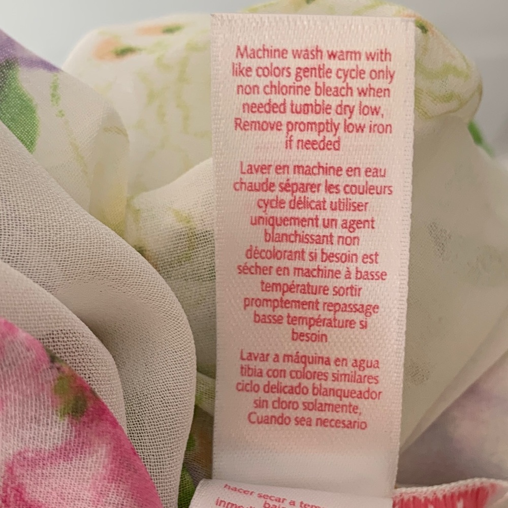 Oscar De La Renta Pink Label Floral Nightgown - Picture 7 of 9